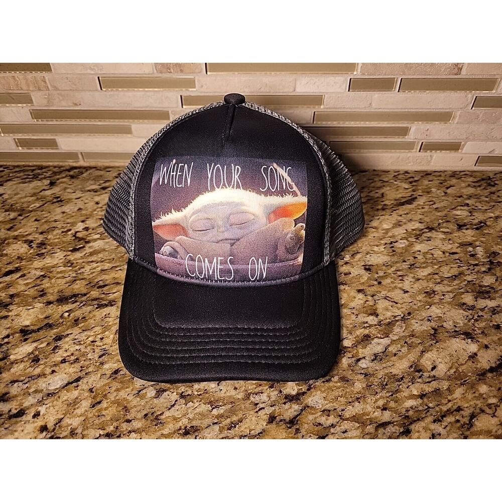 Star Wars Baby Yoda Madalorian Hat Cap Adjustable Snapback Grogu